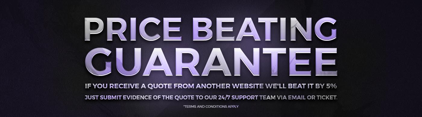 Price Beating Guarantee for all accounts